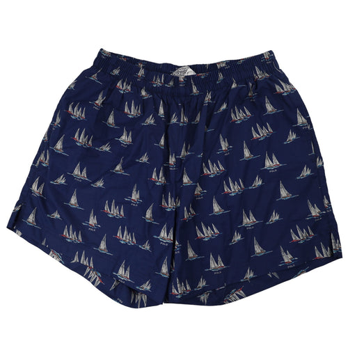 Vintage Polo Ralph Lauren Allover Ship Print Swim Trunks - L