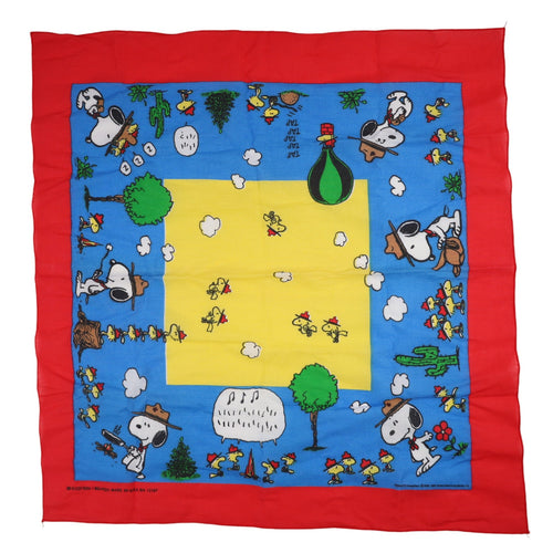 Vintage Snoopy Camping Outdoors Bandana - 21