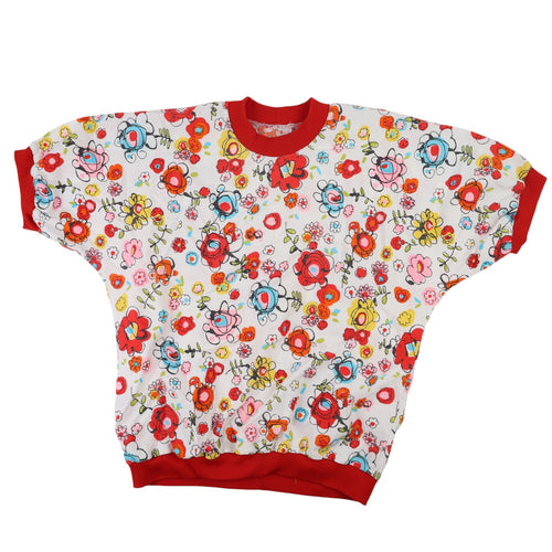 True Vintage 70s Floral T Shirt - WMNS S