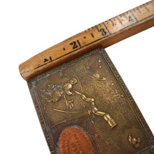 Load image into Gallery viewer, Antique 1933 Walt Disney Mickey Mouse Space Award of Merit Brass Belt Buckle - OS