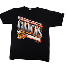 Load image into Gallery viewer, Vintage 90s Starter Vancouver Canucks Hockey Graphic T Shirt - M