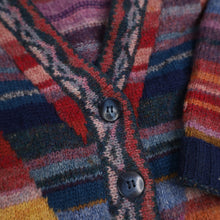 Load image into Gallery viewer, Vintage Eddie Bauer Geometric Pattern Wool Cardigan Sweater - XL