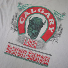 Load image into Gallery viewer, Vintage 90s Calgary Lager Beer Graphic T Shirt - XL