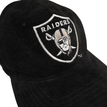 Load image into Gallery viewer, Vintage Raiders Football Suede Leather Snapback Hat - OS