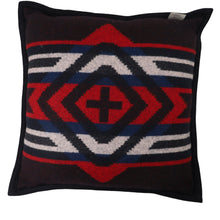 Load image into Gallery viewer, Vintage Pendleton Southwestern Aztec Print Turtle Pillow - 18&quot;