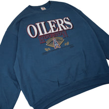 Load image into Gallery viewer, Vintage Houston Oilers Spellout Graphic Sweatshirt - XXL