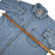 Load image into Gallery viewer, Vintage Levi&#39;s Red Tab Denim Button Down Shirt - L