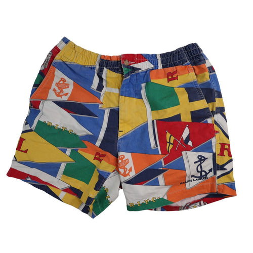 Polo Ralph Lauren Yacht Club Sailing Flags Shorts - S