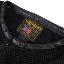 Load image into Gallery viewer, Vintage Vanson Leathers Mesh Armor Padded Riding Jacket - S