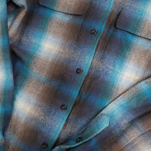 Load image into Gallery viewer, Pendleton Shadow Plaid Wool Flannel Button Up Shirt - WMNS S