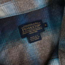 Load image into Gallery viewer, Pendleton Shadow Plaid Wool Flannel Button Up Shirt - WMNS S