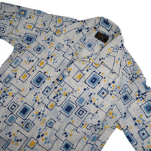 Load image into Gallery viewer, Vintage 70s JC Penny Towncraft Polyester Allover Design Button Down Shirt - M