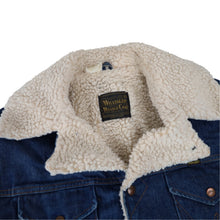 Load image into Gallery viewer, Vintage Wrangler Sherpa Lined Denim Wrange Coat - L