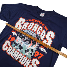 Load image into Gallery viewer, Vintage 1997 Denver Broncos Champions Graphic T Shirt - L