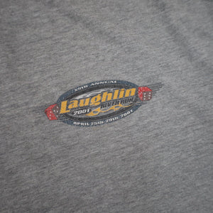 Vintage Y2k Harley Davidson Laughlin Rive Run Graphic T Shirt - L