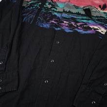 Load image into Gallery viewer, Vintage Ropers Pastel Nature Scene Button Up Western Shirt - XL