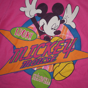 Vintage Disney Mickey Mouse by Jerry Leigh Graphic Crop Top T Shirt - WMN S