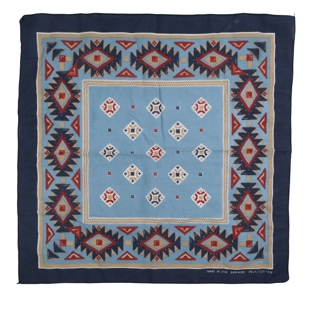 Vintage Southwestern Native Print Bandana - OS