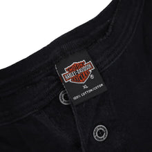 Load image into Gallery viewer, Vintage 90s Harley Davidson Henley Pocket T Shirt - XL