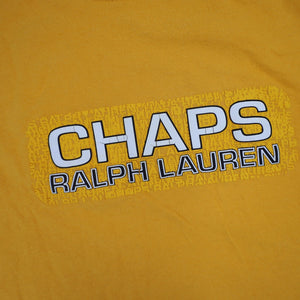 Vintage Chaps Ralph Lauren Spellout Graphic T Shirt- L