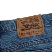 Load image into Gallery viewer, Vintage Levi's 505 Straight Leg Orange Tab Denim Jeans - 40"x32"