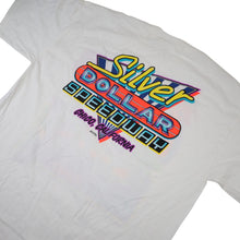 Load image into Gallery viewer, Vintage 1995 Silver Dollar Speedway Gold Cup Sprint Car Racing Graphic T Shirt - XL