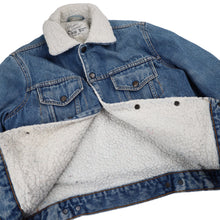 Load image into Gallery viewer, Vintage Silver Spur Sherpa Denim Jacket - S