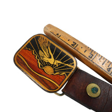 Load image into Gallery viewer, Vintage Harmony Metal Brass Bald Eagle Sunset Belt Buckle - 36"