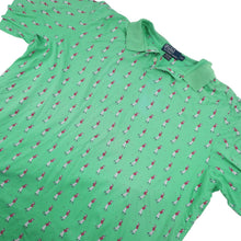 Load image into Gallery viewer, Vintage Polo Ralph Lauren Allover Golfer Print Polo Shirt - XXL