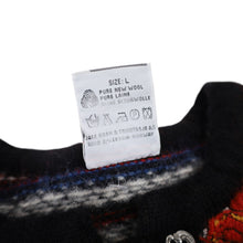 Load image into Gallery viewer, Vintage Dale of Norway Snowflake Design Clasp Sweater - WMNS L