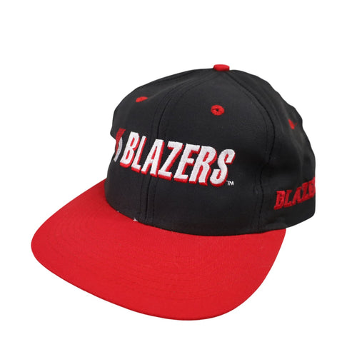 Vintage 90s Portland Blazers Snapback Hat - OS