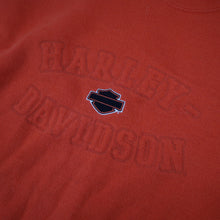 Load image into Gallery viewer, Vintage Harley Davidson Embossed Spellout Sweatshirt - XL