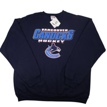 Load image into Gallery viewer, Vintage 90s NWT Starter Vancouver Canucks Hockey Graphic Sweatshirt - L