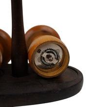 Load image into Gallery viewer, Vintage 60s/70s  Wooden Mushroom Pepper Grinder and Salt Shaker Set - OS