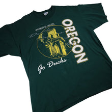 Load image into Gallery viewer, Vintage University of Oregon Ducks Spellout Graphic T Shirt - XL