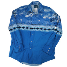 Load image into Gallery viewer, Vintage Wrangler Aztec Eagle Print Western Button Up Shirt - L