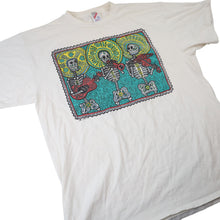 Load image into Gallery viewer, Vintage 90s Mexican Sugar Skull Mariachi Band Graphic Art Shirt - XL