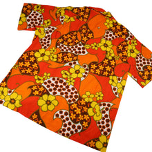 Load image into Gallery viewer, True Vintage Sears Hawaiian Fashions Bark Cloth Floral Shirt - L