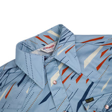 Load image into Gallery viewer, Vintage Wrangler MCM Design Polyester Pearl Snap Shirt - M