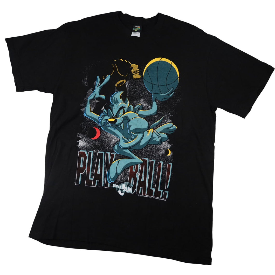 Vintage 90s Space Jam Taz Graphic T Shirt - L