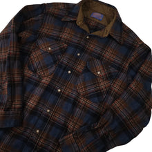 Load image into Gallery viewer, True Vintage Pendleton Virgin Wool Plaid Flannel Shirt - M
