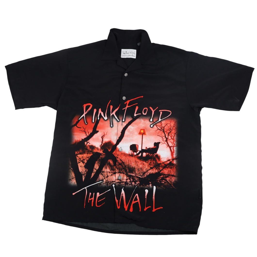 Vintage Y2k Dragonfly Pink Floyd The Wall TV Button Up Shirt - XL