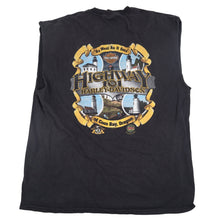 Load image into Gallery viewer, Vintage Y2k Harley Davidson 6th Annual Lighthouse Run Graphic Muscle T - XL