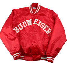 Load image into Gallery viewer, Vintage Budweiser Beer Spellout Sating Jacket - XXL