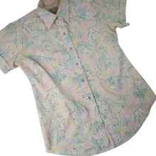 Load image into Gallery viewer, Vintage H Bar C Ranchwear Allover Cockatoo Print Pearl Snap Down Shirt
