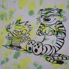 Load image into Gallery viewer, Vintage Calvin and Hobbes Tie Dye Graphic T Shirt - XL