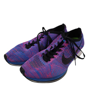 Nike Flyknit Racer Indigo Running Sneakers - 12