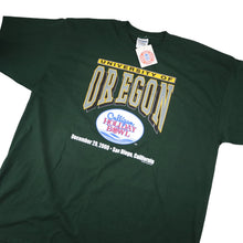 Load image into Gallery viewer, NWT Vintage Y2k University of Oregon Ducks Holiday Bowl Graphic T Shirt - XXL