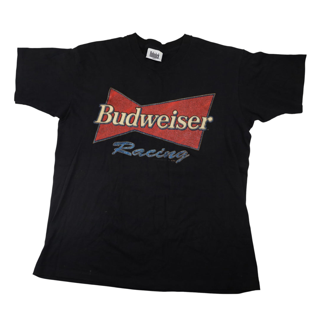 Vintage Budweiser Racing Graphic T Shirt - L