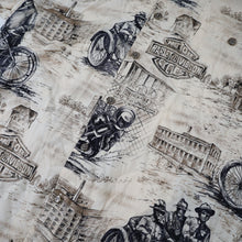 Load image into Gallery viewer, Vintage Harley Davidson x Tori Richards Allover Print Viscose Button Up Shirt - M